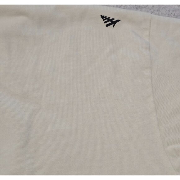 Paper Planes Men's Cream No Love Lost Graphic‎ Shirt Short Sleeve Cotton Size XL - Picture 7 of 11